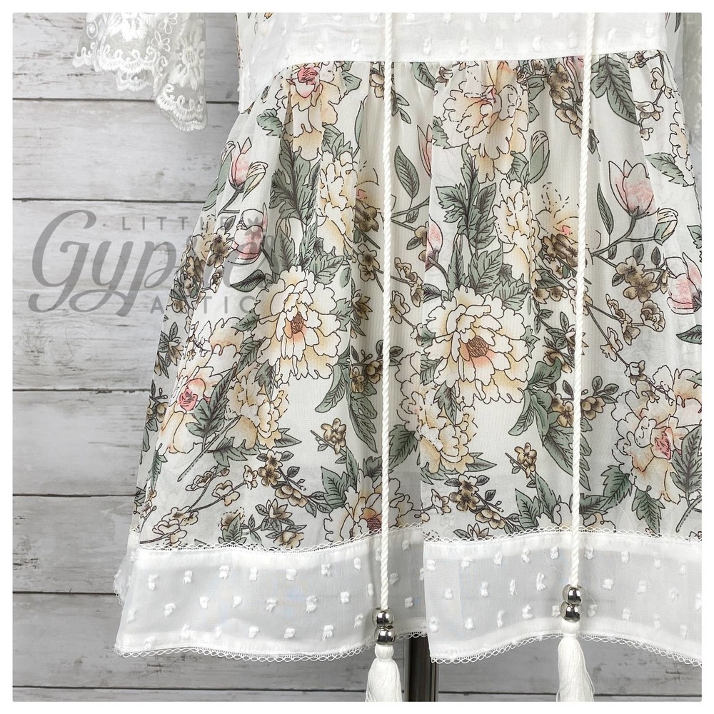 POL Cottagecore Peplum Tunic Top - Picture 4 of 10